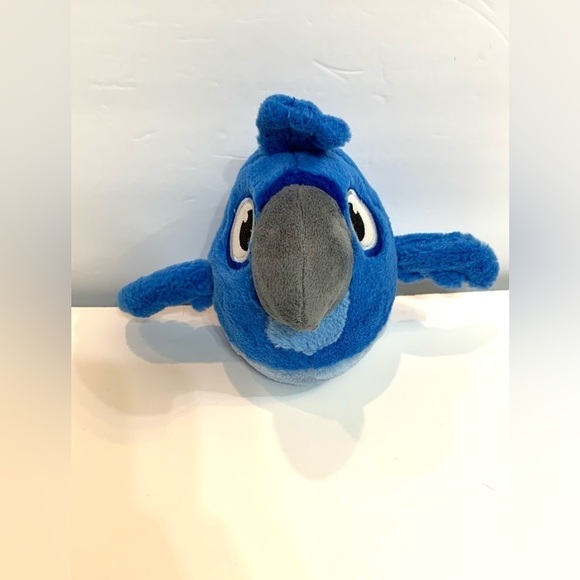 2011 Angry Birds RIO 7”Tyler Blu Gunderson Macaw Bird Plush Stuffed - Picture 1 of 5